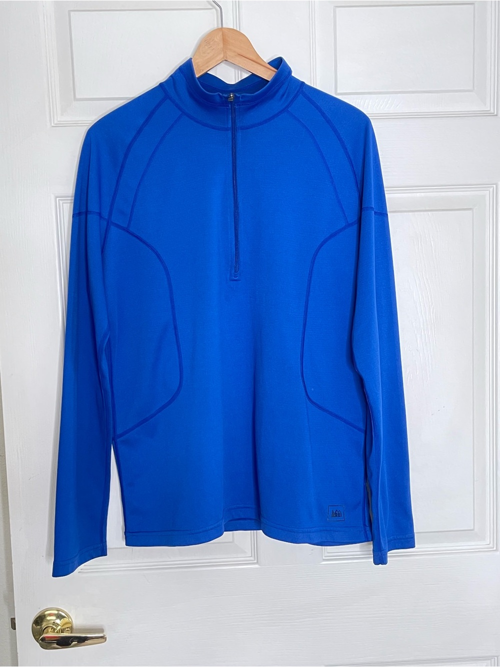 REI Men's Royal Blue Performance Quarter-Zip